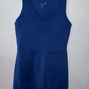 Women’s Medium GAP Fit Royal Blue Activewear Dress with Pocket